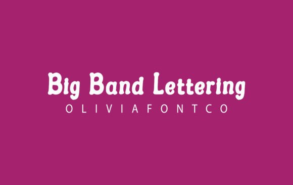 Big Band Lettering: A Retro Sans Serif with Soul