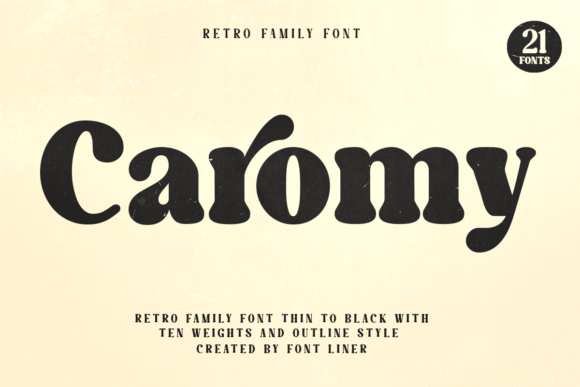 Caromy: A Retro-Charm Serif Font That Makes Your Brand Feel Like Home