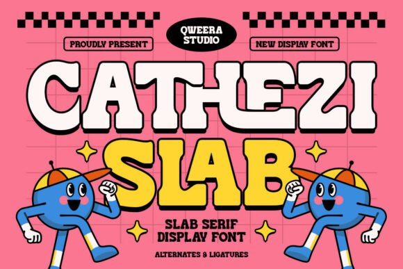 Cathezi Slab: The Retro Slab Serif That Anchors Your Campaign