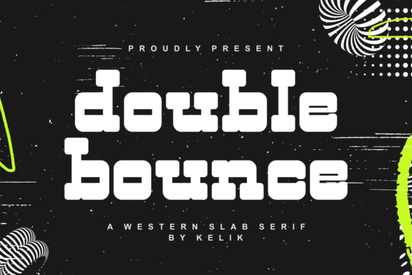 Double Bounce: A Display Font That Lands With Impact