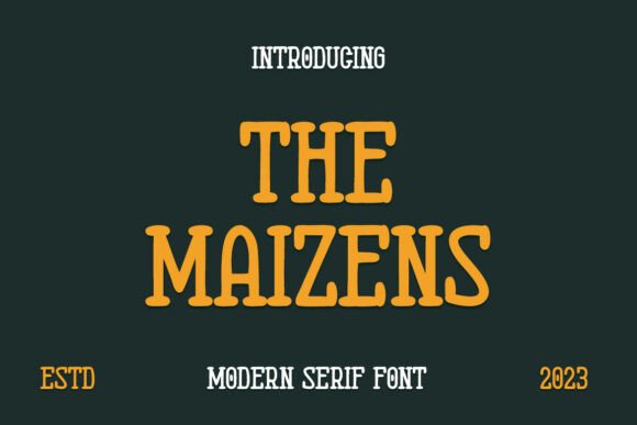 Font Choice That Speaks Volumes: The Maizens in Action