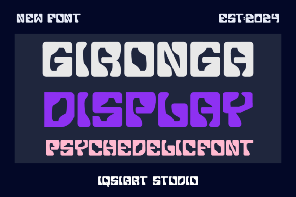 Gironga Display: A Bold Font for a Strong Brand