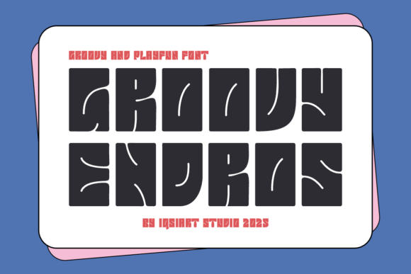 Groovy Endros: A Retro Font for Crafters and Designers