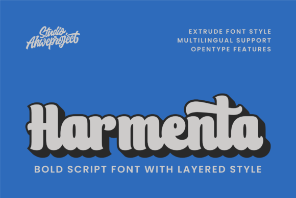 Harmenta: A Bold Script Font That Feels Like a Warm Invitation