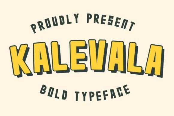 Kalevala: A Vintage Sans Serif Font for Handmade Brands