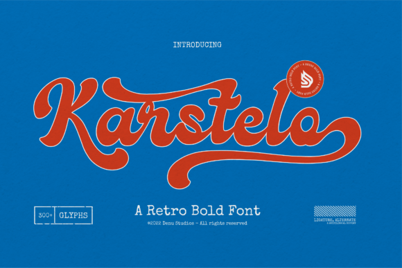 Karstelo: A Bold Retro Font That Elevates Real Small Business Branding