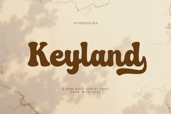 Keyland: A Bold Script Font for Confident Branding