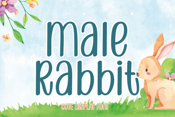 Male Rabbit: A Script Font for Editorial Design