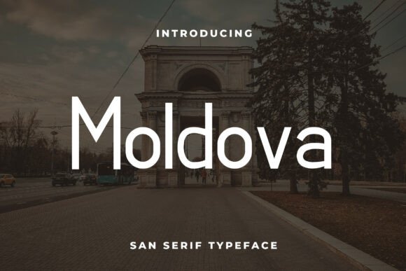 Moldova: A Vintage-Inspired Sans Serif for Campaign Personality