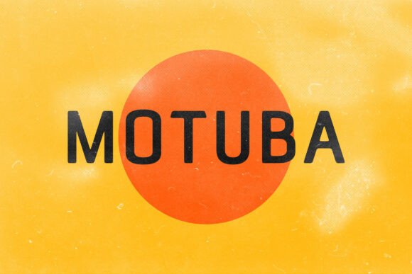 Motuba: A Retro-Modern Sans Serif Font for Digital Branding
