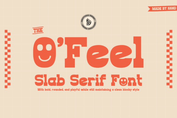 O Feel: A Playful Slab Serif That Brings Warmth to Real Business Branding