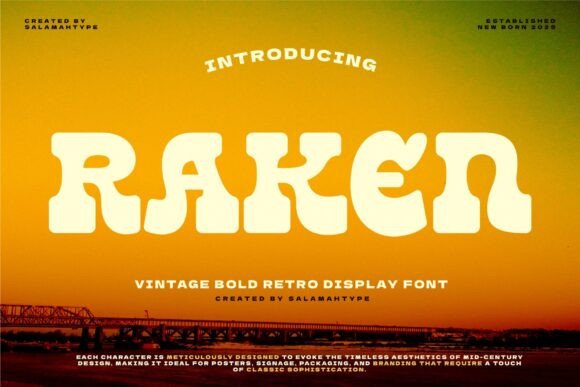 Raken: A Bold Slab Serif for Impactful Web Headlines