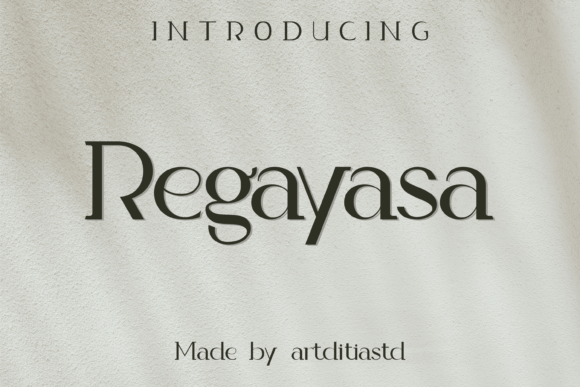 Regayasa: A Serif Font That Elevates Your Digital Brand