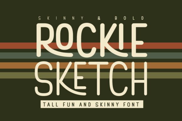 Rockie Sketch: A Playful, Polished Display Font for Small Brands