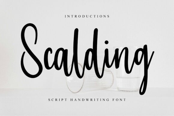 Scalding: An Elegant Script Font for Editorial Design