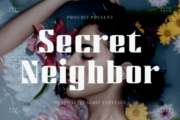Secret Neighbor: A Bold Serif Typeface for Digital Branding