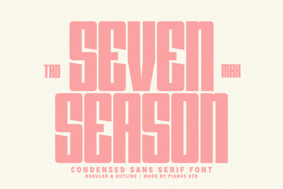 Seven Season Font: Bold, Retro, and Brand-Ready