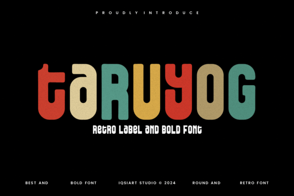Taruyog: A Retro-Inspired Sans Serif Font That Builds Brand Warmth