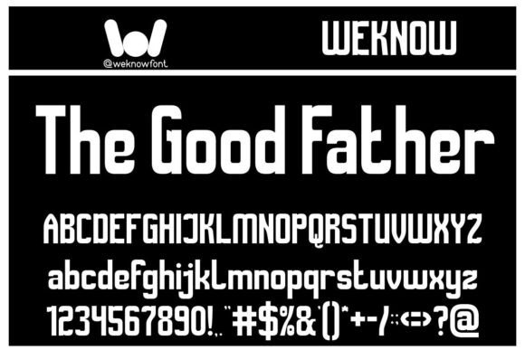 The Good Father: A Sans Serif Font That Elevates Real Small Business Branding